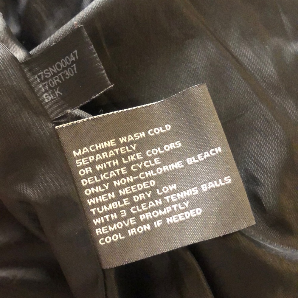 Kenneth Cole Reaction black down jacket, small - Picture 7 of 9